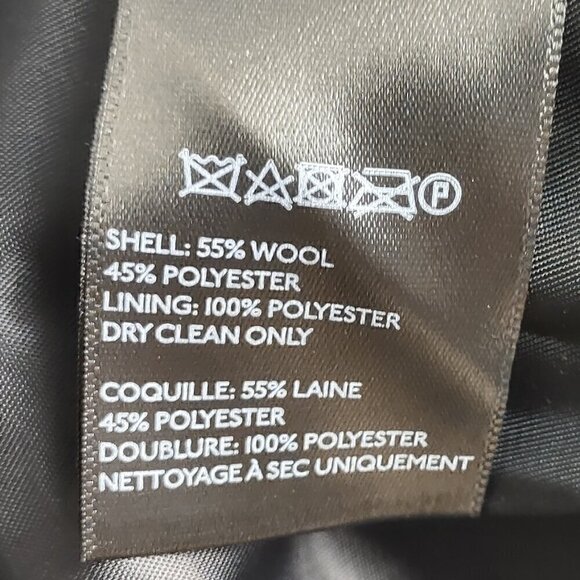 Urban Outfitters Men's Wool Blend Brown 3 Button 2 Pocket Trench Coat Size Large - Picture 15 of 15